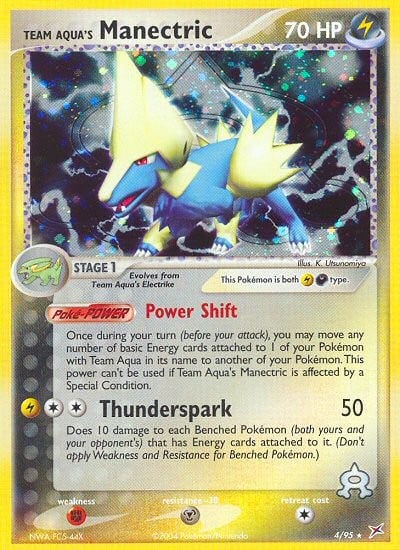Team Aqua's Manectric Team Aqua's Manectric - Image 1