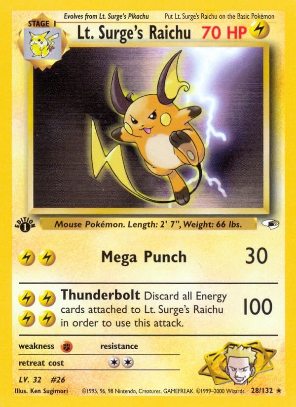 Lt. Surge's Raichu - Image 1