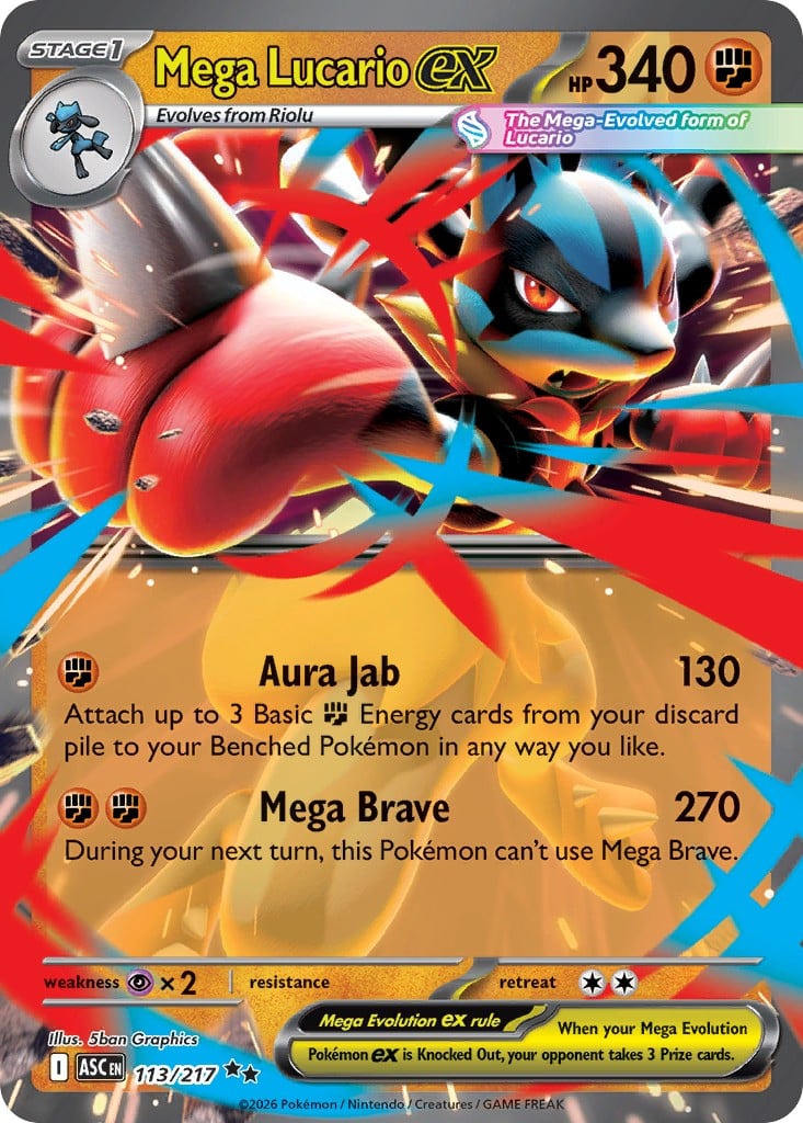 Mega Lucario ex - Image 1