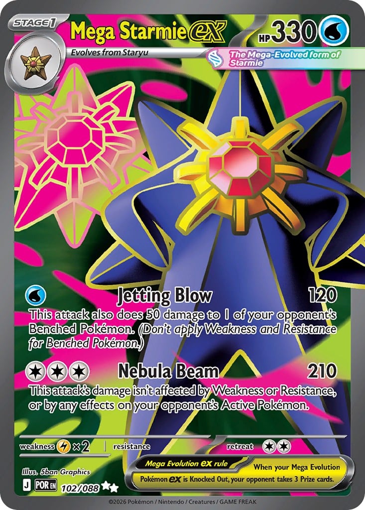 Mega Starmie ex - Image 1