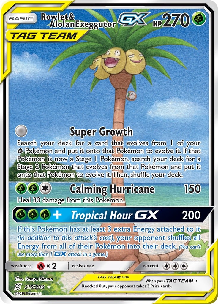 Rowlet & Alolan Exeggutor-GX - Image 1