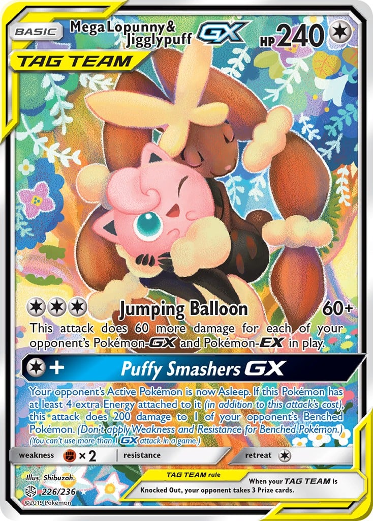 Mega Lopunny & Jigglypuff-GX - Image 1