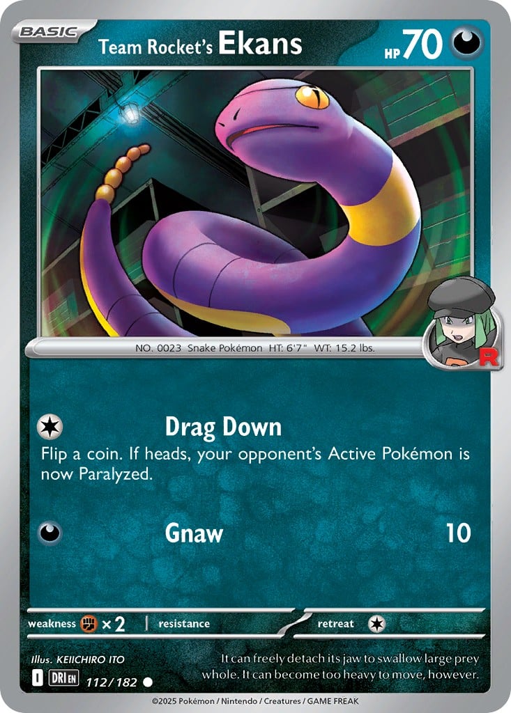 Team Rocket's Ekans - Image 1