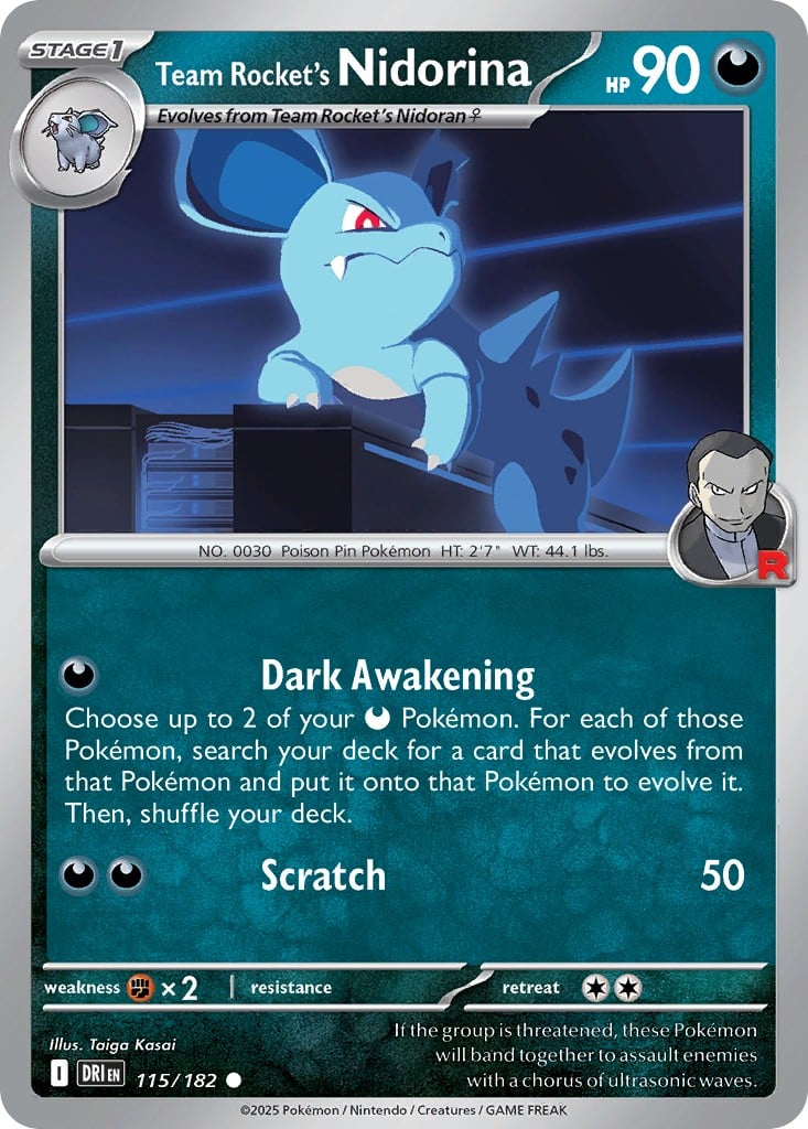 Team Rocket's Nidorina - Image 1