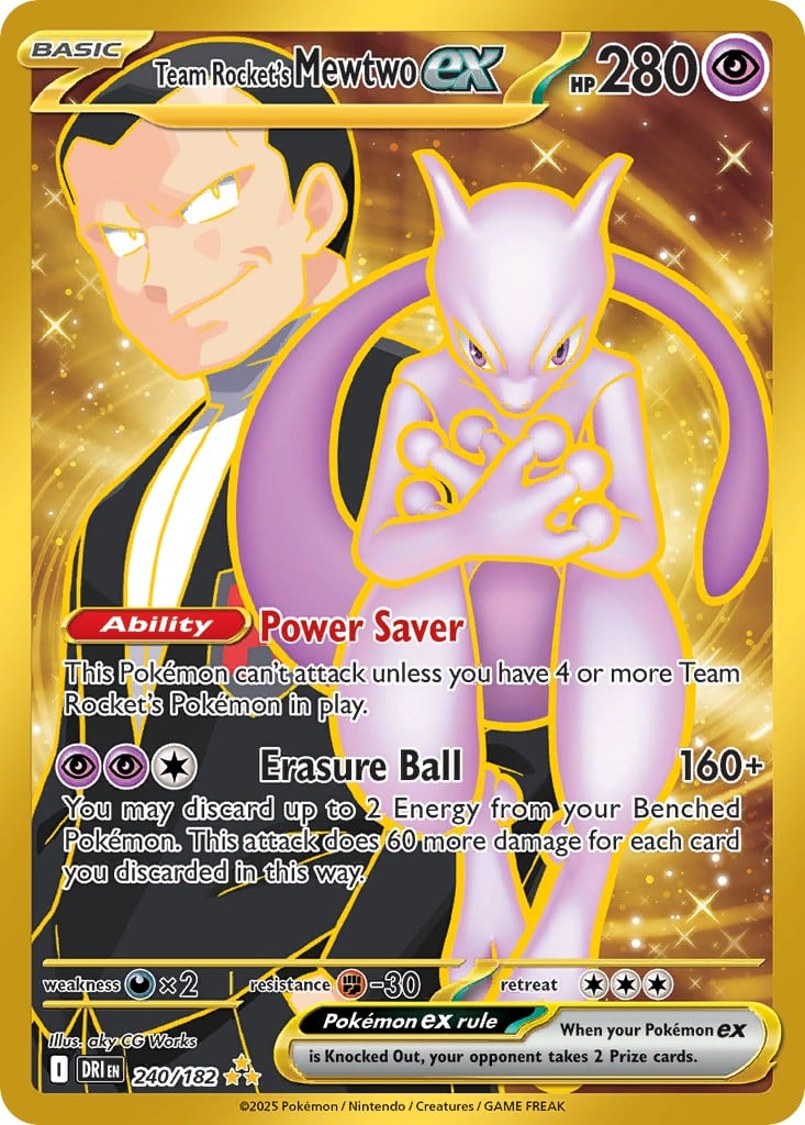 Team Rocket's Mewtwo ex - Image 1