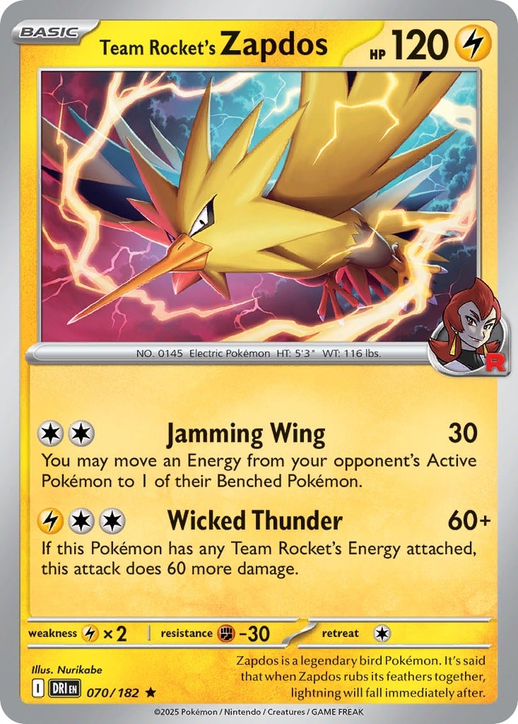 Team Rocket's Zapdos - Image 1