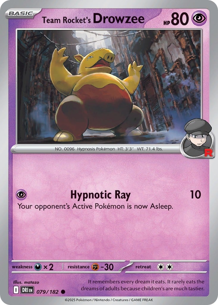 Team Rocket's Drowzee - Image 1