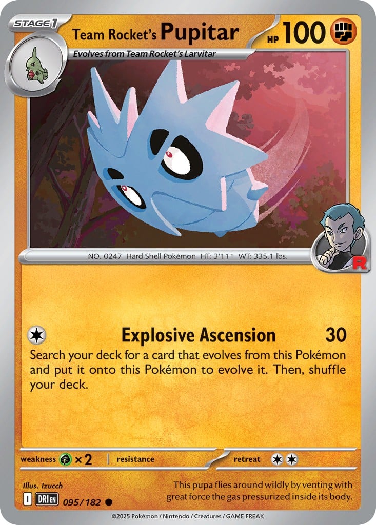 Team Rocket's Pupitar - Image 1