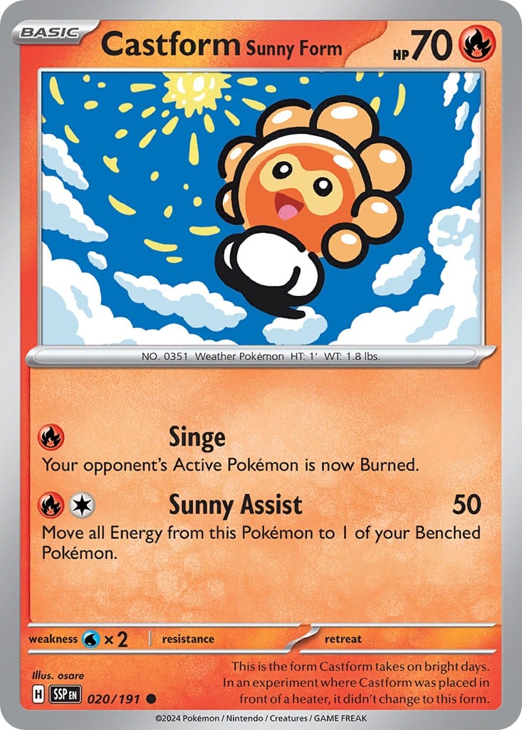Castform Sunny Form - Image 1