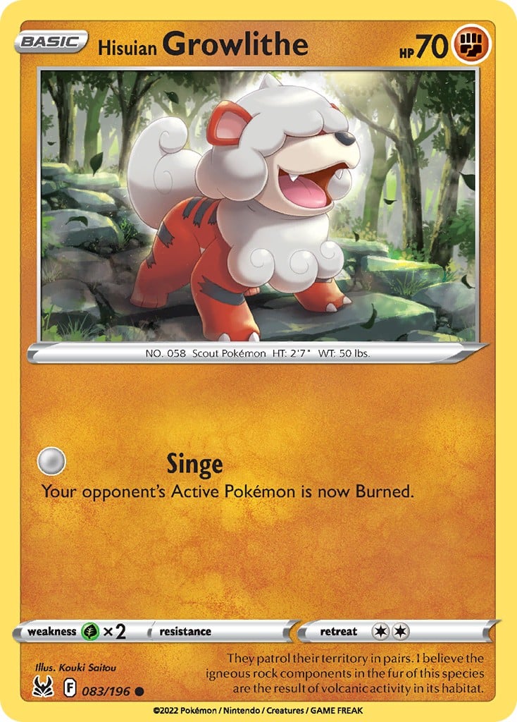Hisuian Growlithe - Image 1