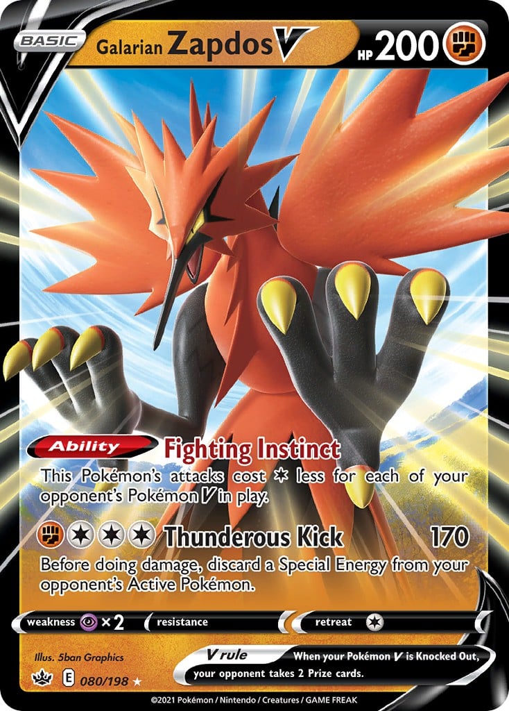 Galarian Zapdos V - Image 1
