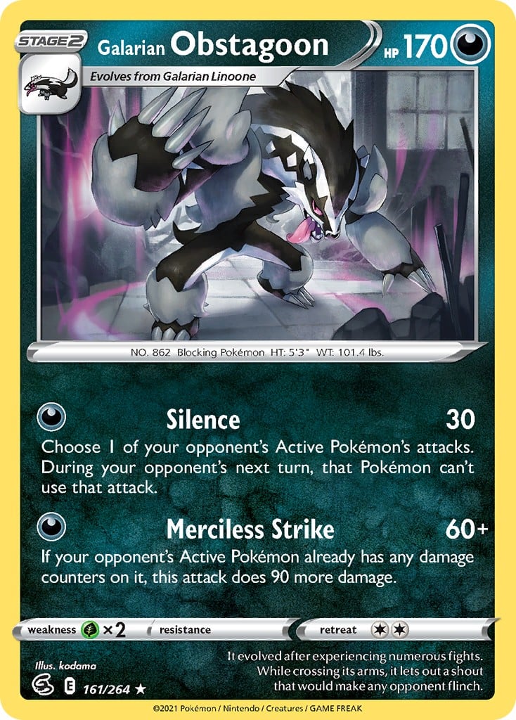 Galarian Obstagoon - Image 1