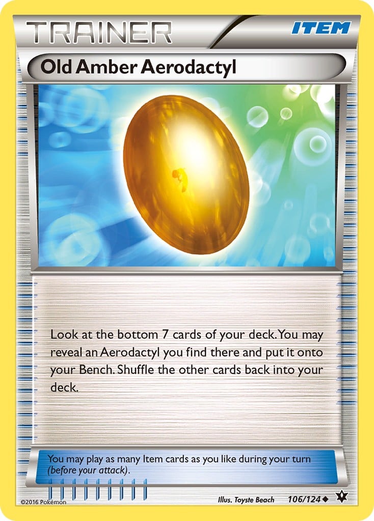 Old Amber Aerodactyl - Image 1