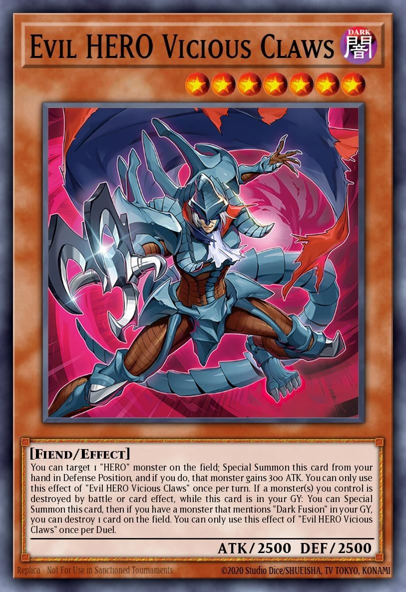 Evil HERO Vicious Claws - Image 1