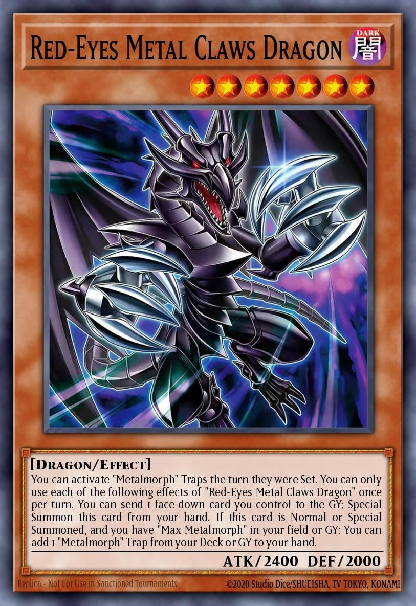 Red-Eyes Metal Claws Dragon - Image 1