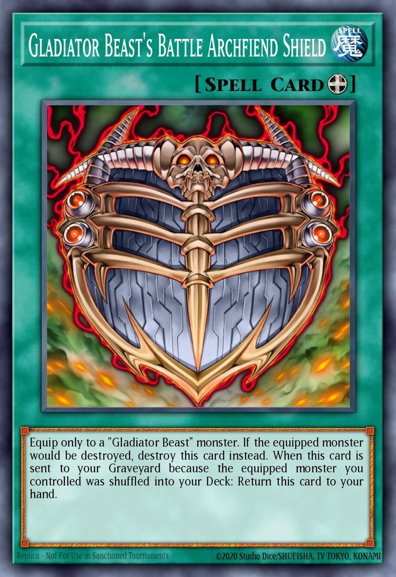 Gladiator Beast's Battle Archfiend Shield - Image 1
