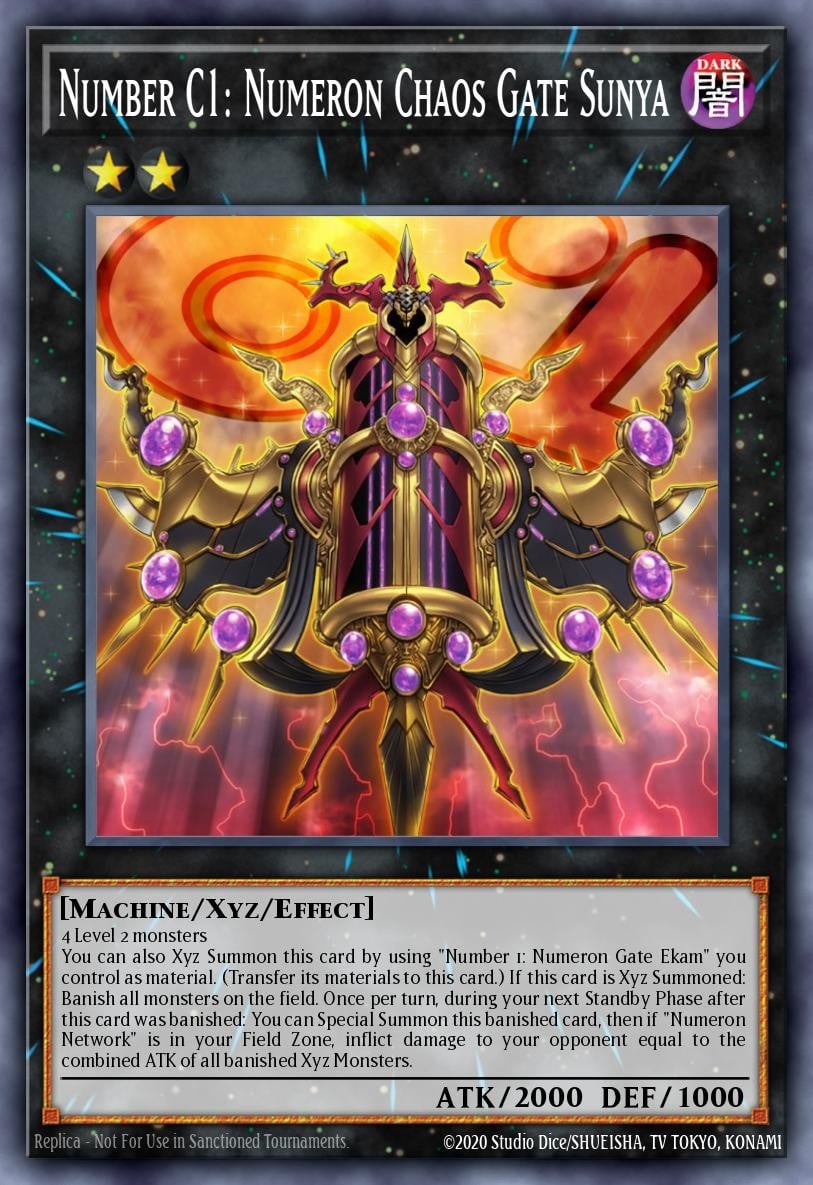 Number C1: Numeron Chaos Gate Sunya - Image 1