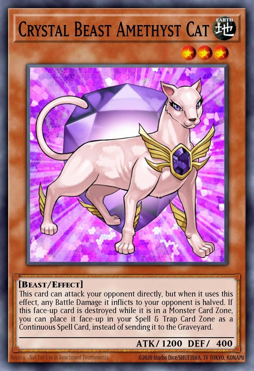 Crystal Beast Amethyst Cat - Image 1