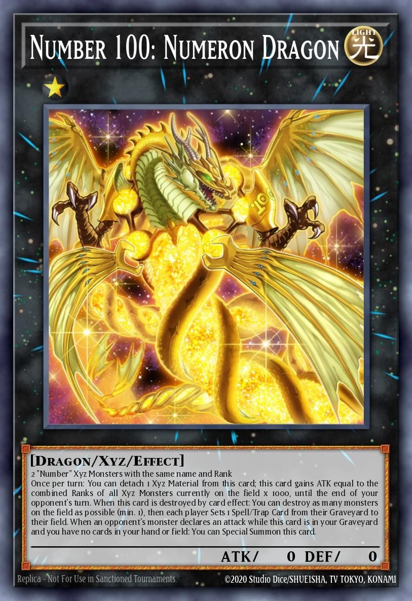 Number 100: Numeron Dragon - Image 1