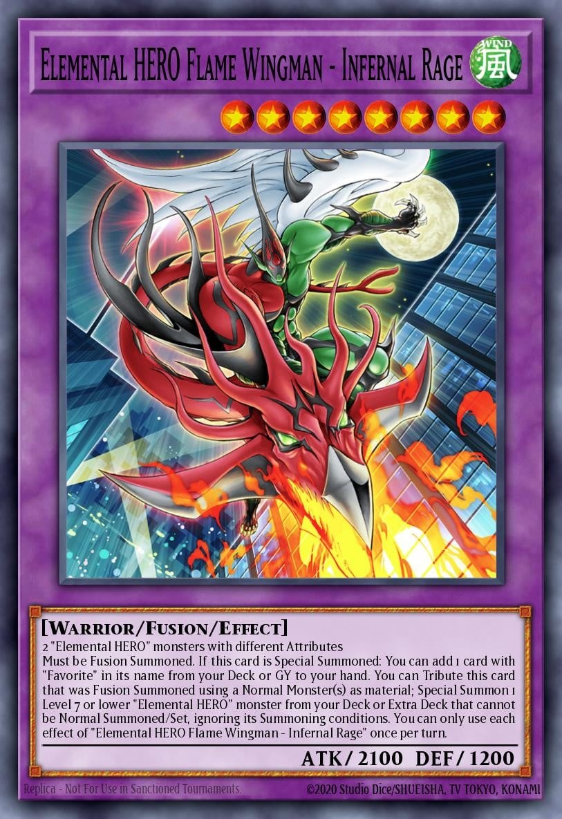Elemental HERO Flame Wingman - Infernal Rage - Image 1