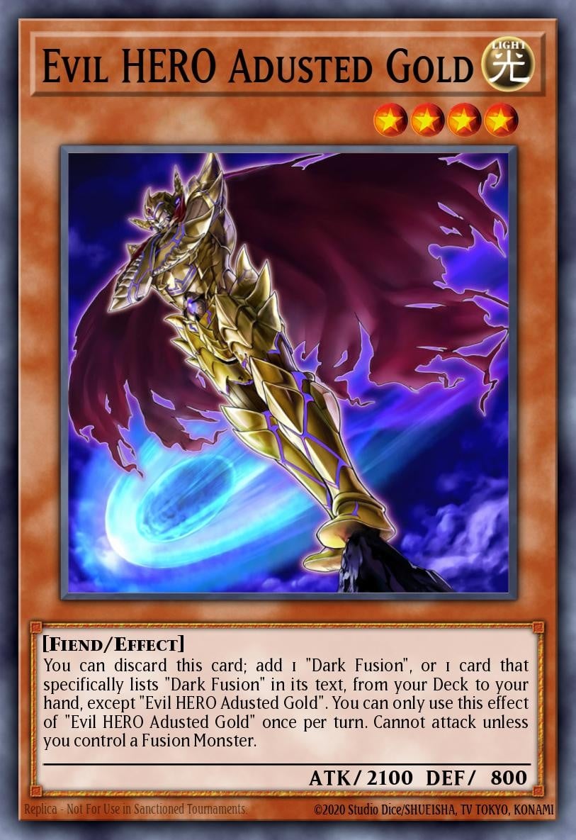 Evil HERO Adusted Gold - Image 1