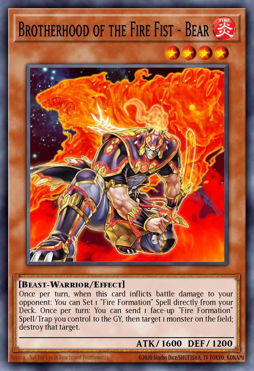 Brotherhood of the Fire Fist - Bear - Image 1