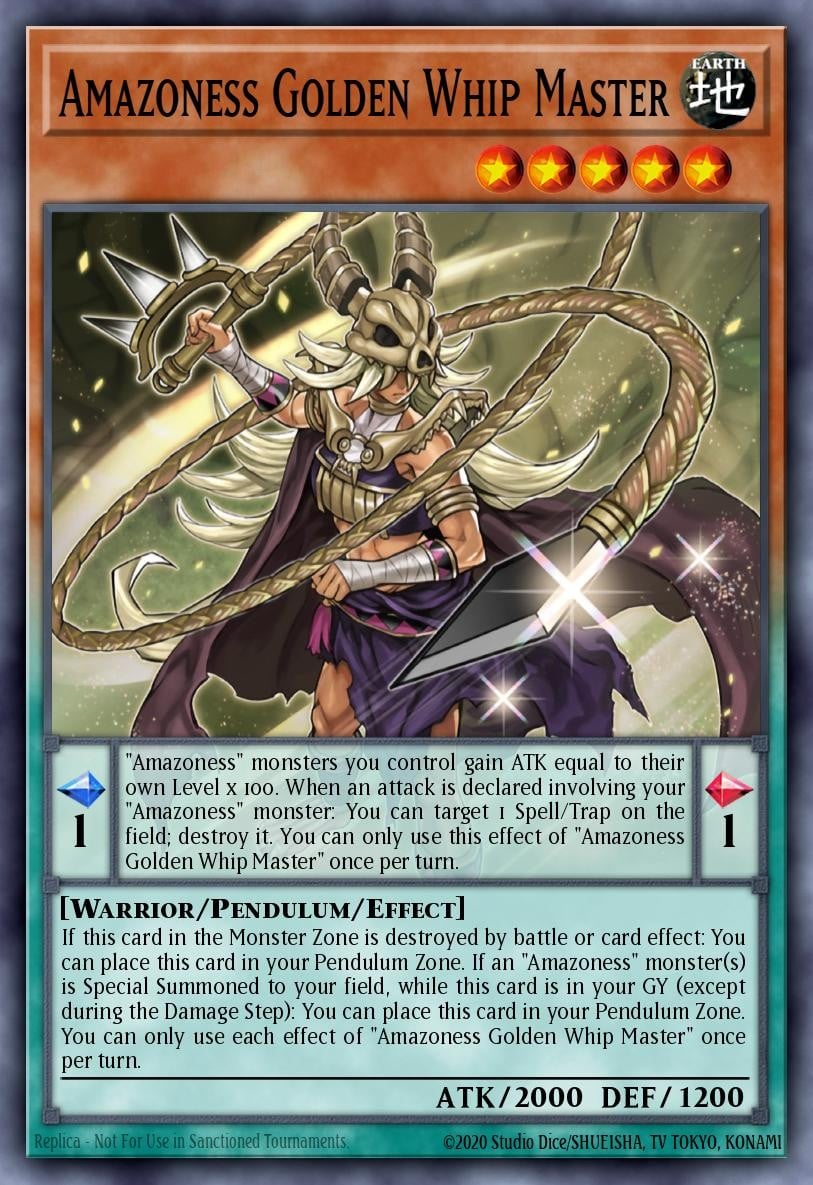 Amazoness Golden Whip Master - Image 1