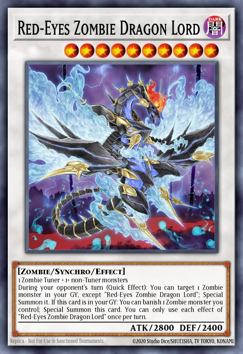 Red-Eyes Zombie Dragon Lord - Image 1