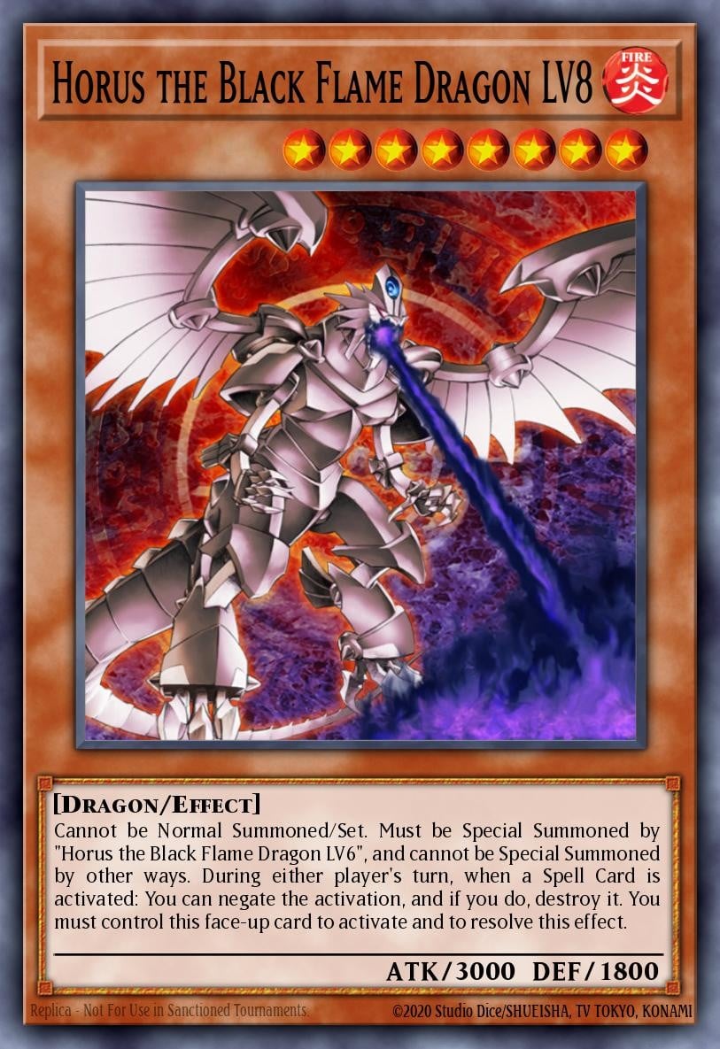 Horus the Black Flame Dragon LV8 - Image 1