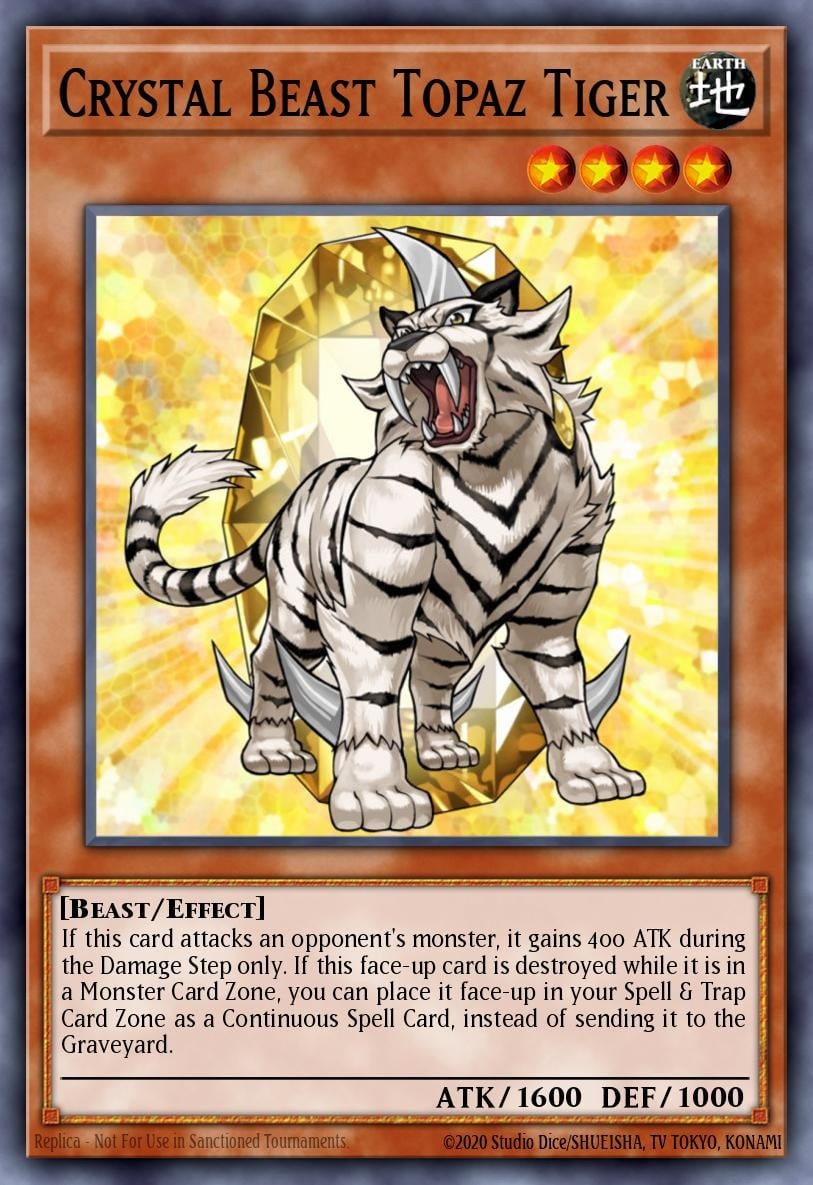 Crystal Beast Topaz Tiger - Image 1