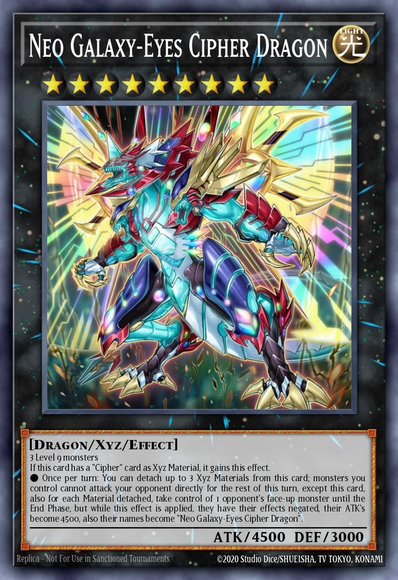 Neo Galaxy-Eyes Cipher Dragon - Image 1