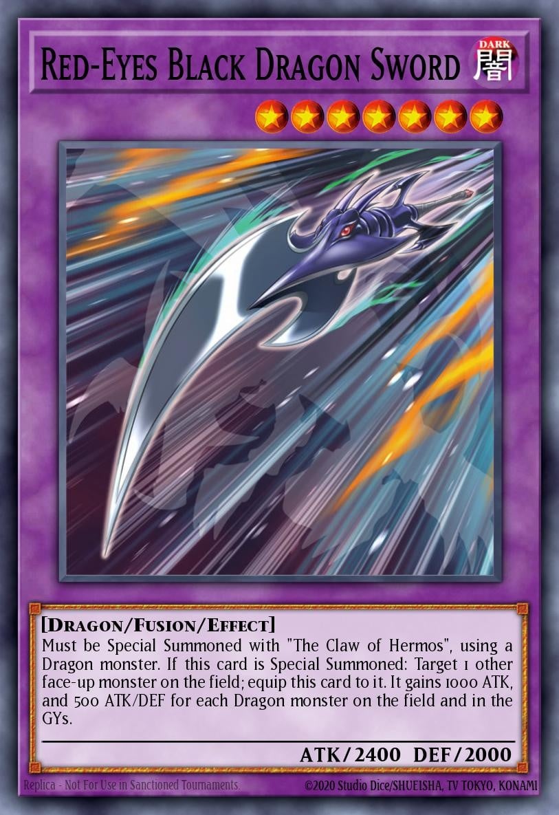 Red-Eyes Black Dragon Sword - Image 1