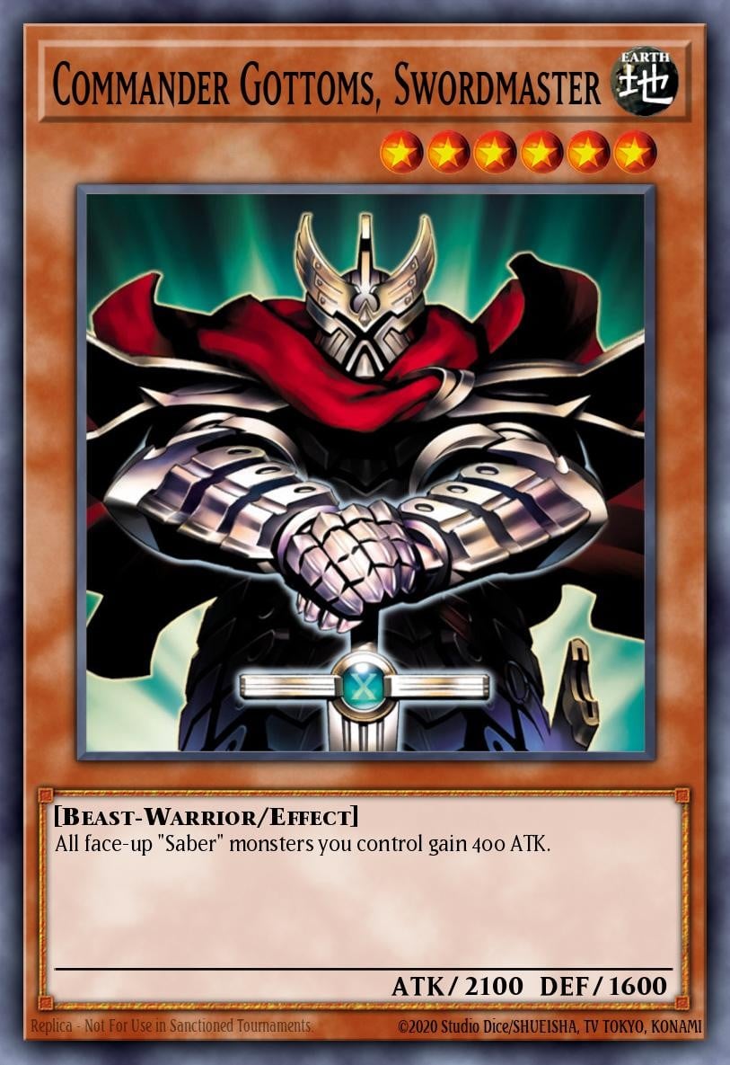 Commander Gottoms, Swordmaster - Image 1