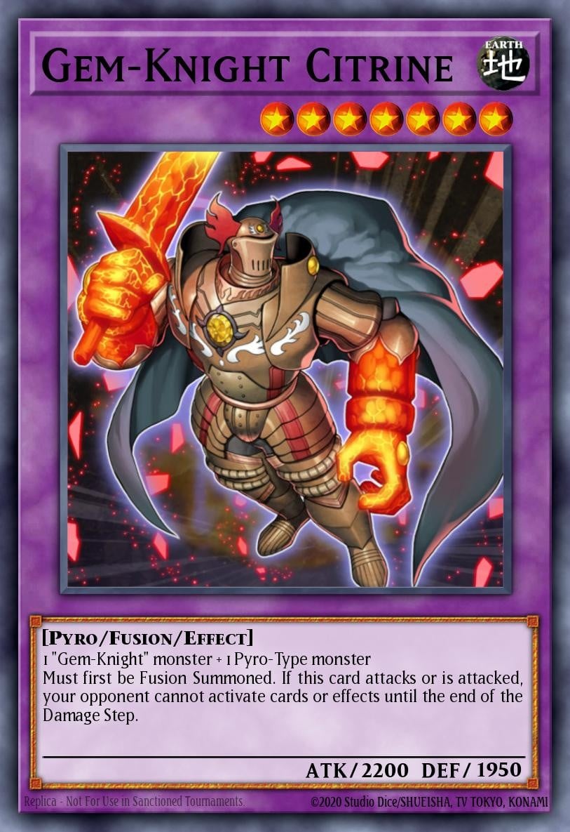 Gem-Knight Citrine - Image 1
