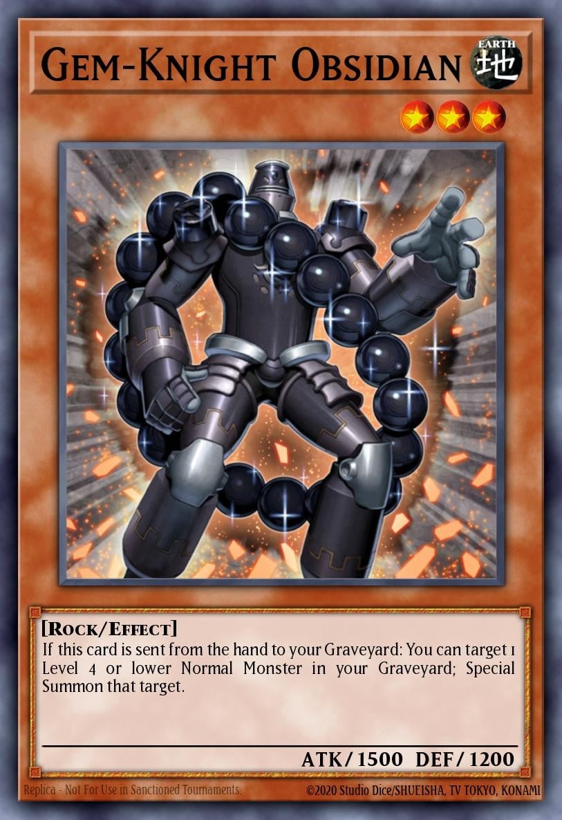 Gem-Knight Obsidian - Image 1