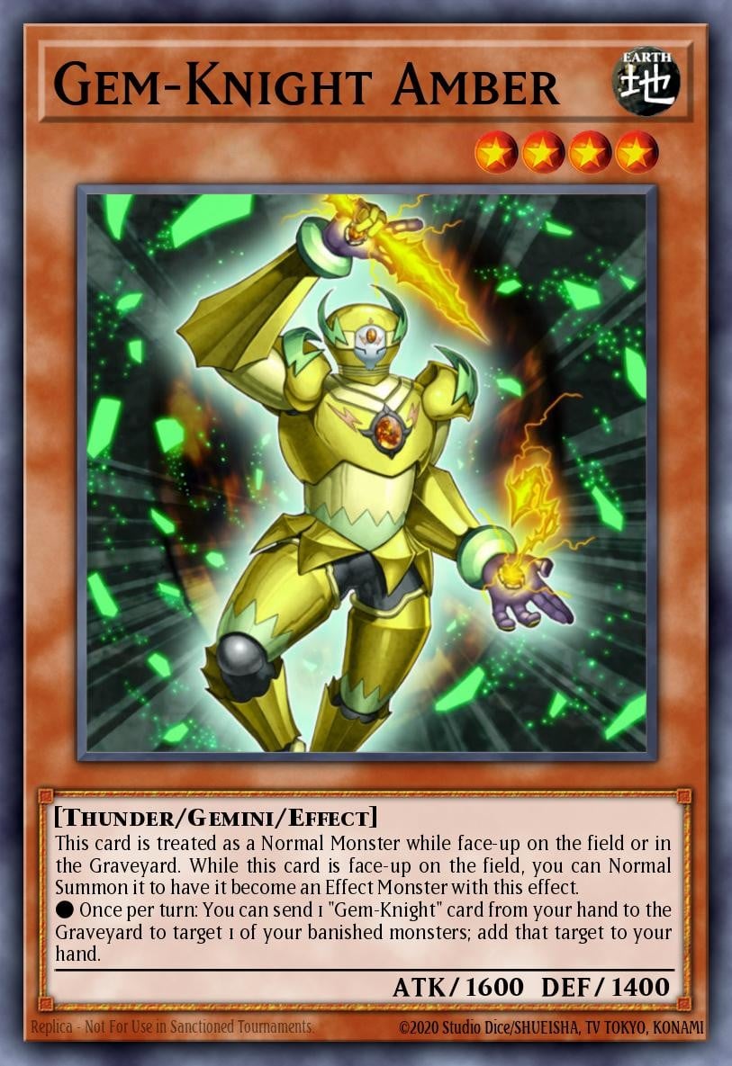 Gem-Knight Amber - Image 1
