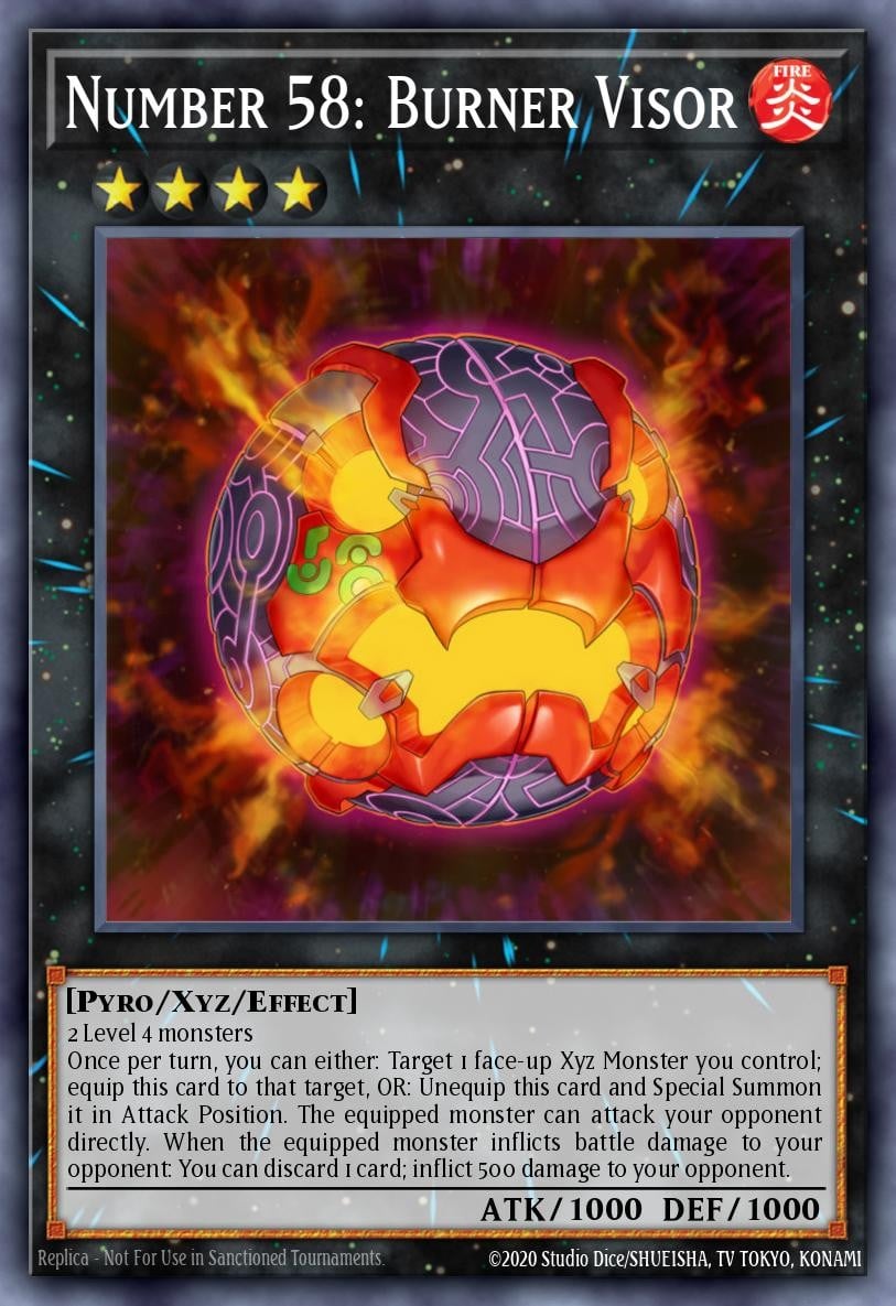 Number 58: Burner Visor - Image 1