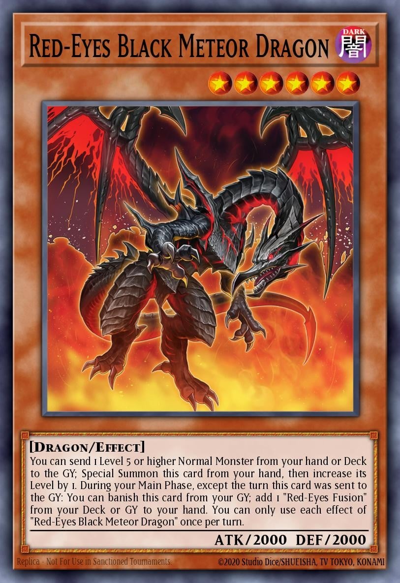 Red-Eyes Black Meteor Dragon - Image 1