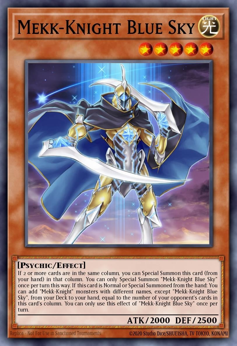 Mekk-Knight Blue Sky - Image 1