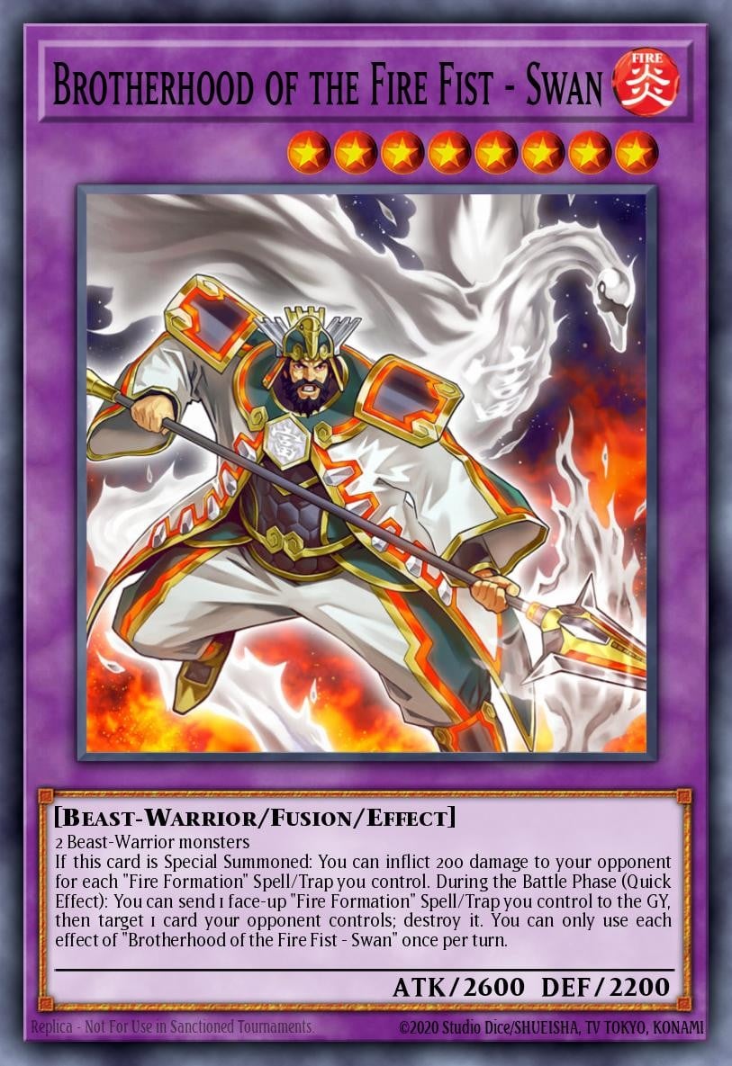 Brotherhood of the Fire Fist - Swan - Image 1