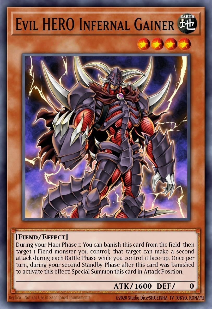 Evil HERO Infernal Gainer - Image 1