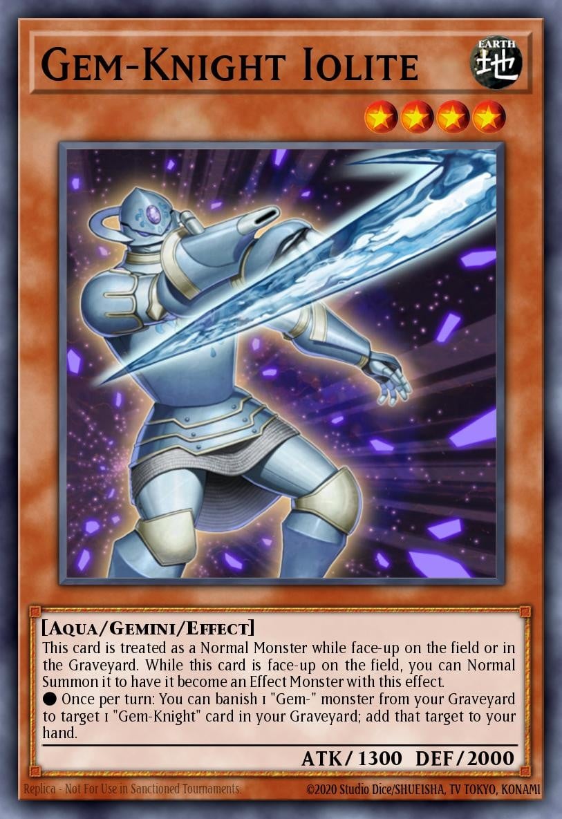 Gem-Knight Iolite - Image 1