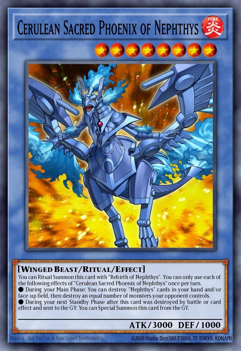 Cerulean Sacred Phoenix of Nephthys - Image 1