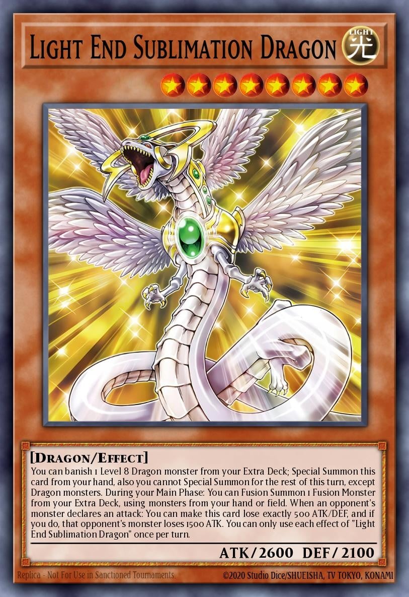Light End Sublimation Dragon - Image 1