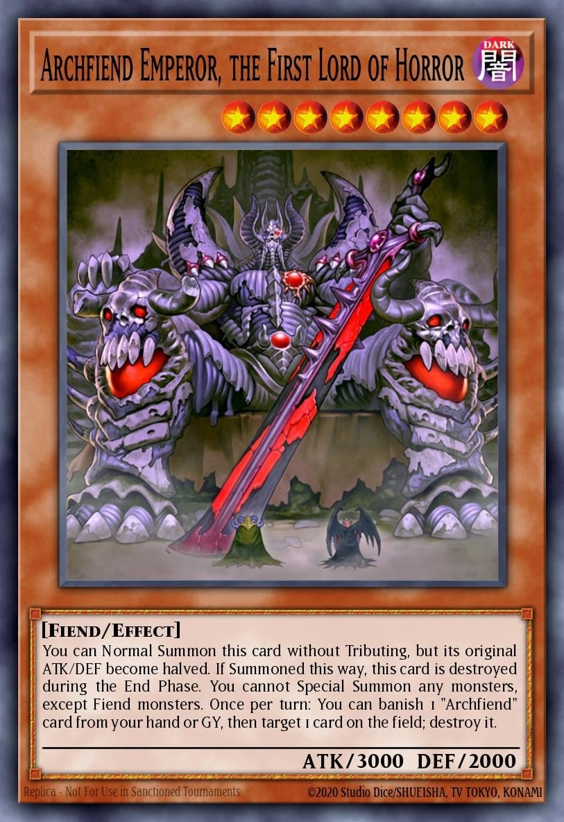 Archfiend Emperor, the First Lord of Horror - Image 1