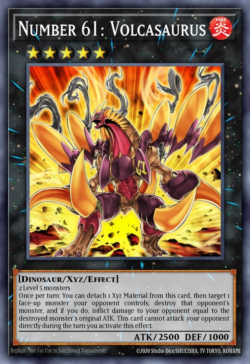 Number 61: Volcasaurus - Image 1