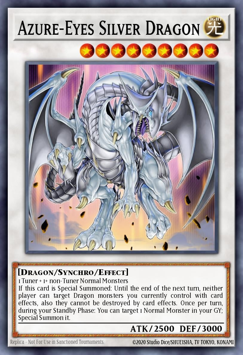 Azure-Eyes Silver Dragon - Image 1
