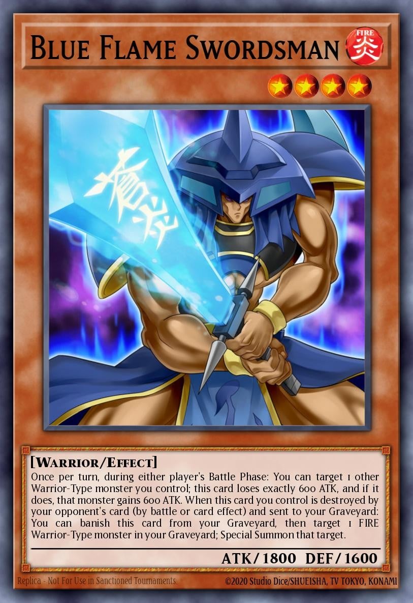 Blue Flame Swordsman - Image 1