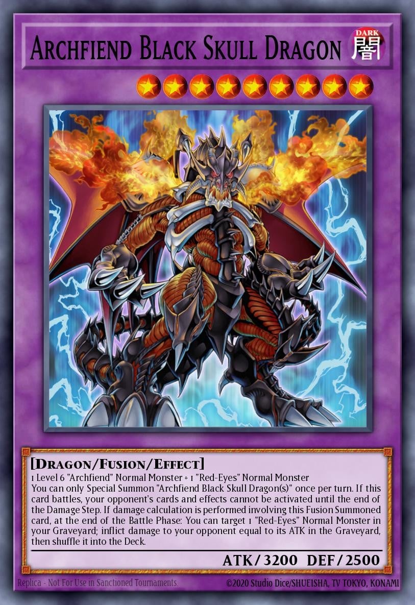 Archfiend Black Skull Dragon - Image 1