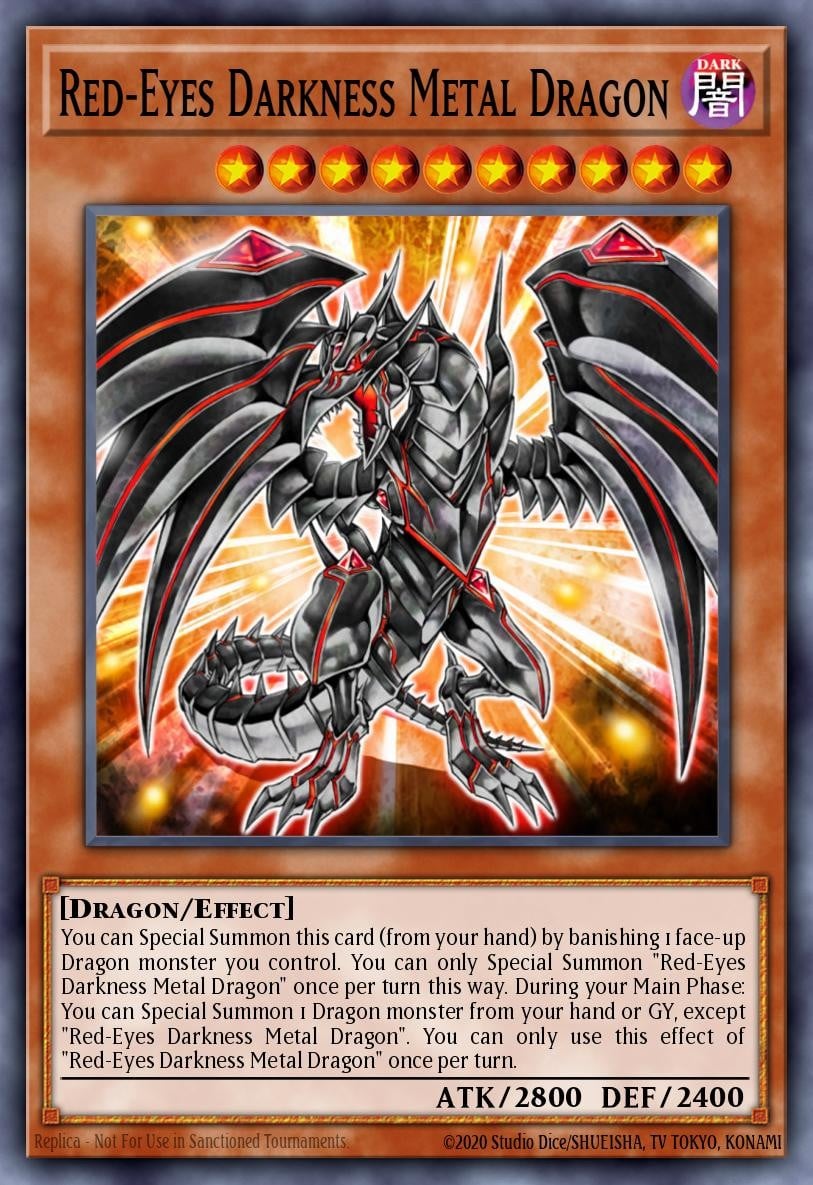 Red-Eyes Darkness Metal Dragon - Image 1